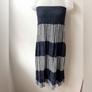 Strapless summer stretch dress